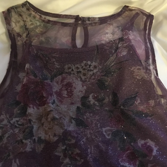 Zunie Girls Fit and Flare Floral Dress - Picture 4 of 4